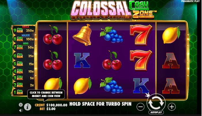 Fitur-fitur bonus terbaik dalam Game Colossal Cash Zone
